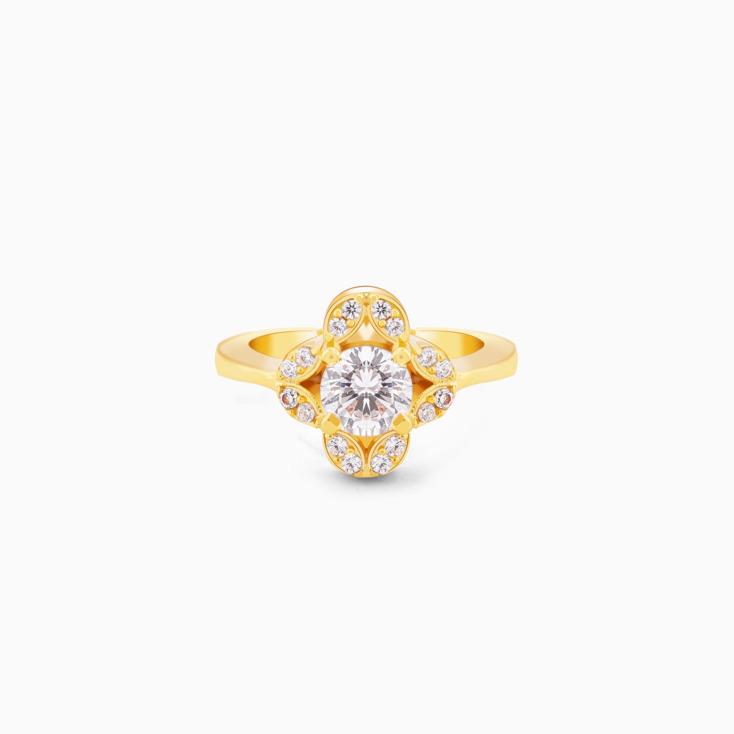 Golden Bountiful Blossom Ring