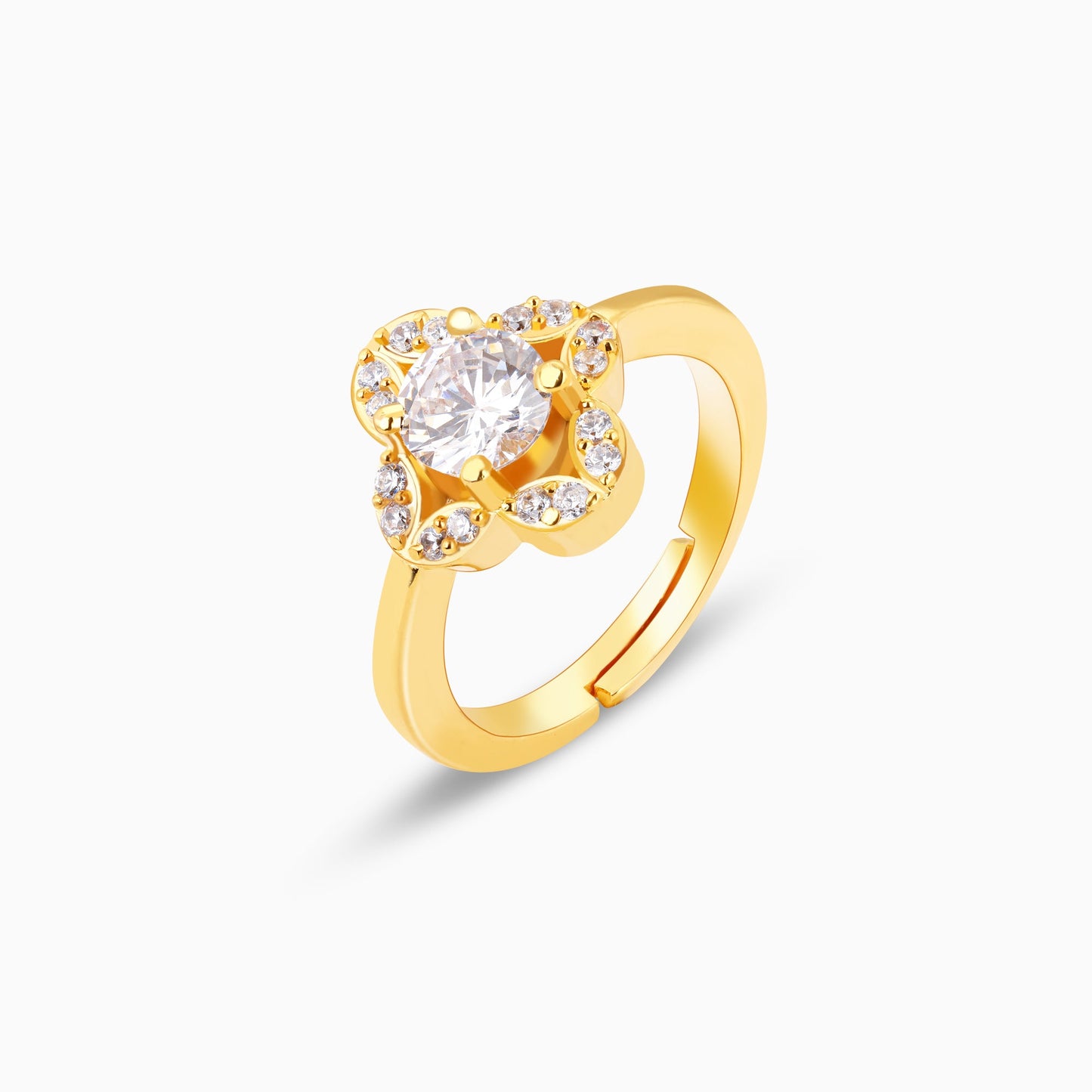 Golden Bountiful Blossom Ring