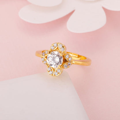 Golden Bountiful Blossom Ring