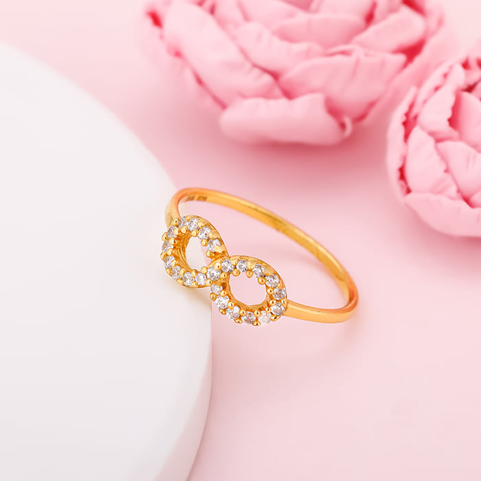 Golden Infinite Grace Ring